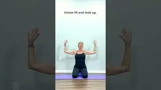 Better Posture:  Free Your Upper Body Kneeling Cat/Cow for Flexibility -Day 19 #shorts #posture