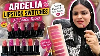 ARCELIA LIPSTICKS REVIEW|| LIPSTICKS REVIEW|| HONEST REVIEW ABOUT 💄|| #explorewithbhawna 