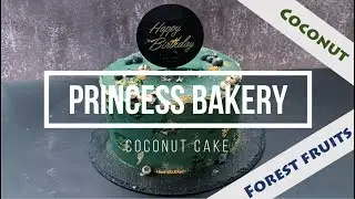 Coconut Cake 🥥｜#PrincessBakery