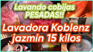 ✅️RUTINA DE LAVADO/ CÓMO LAVAR COBIJAS  GRUESAS EN LAVADORA CHACA CHACA💦/ESTE PRODUCTO TE GUSTARA 🫧