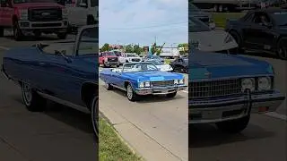 1973 Chevrolet Caprice Convertible Classic Car Drive By Engine Sound Fort Street Cruise 2024