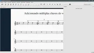 Dica de MuseScore - Como adicionar múltiplas chaves de volta (casas de repetição)