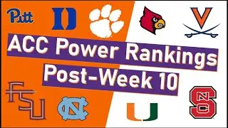 Post-Week 10 ACC Power Rankings: Georgia Tech Finally Loses, SMU Upsets Miami, & FSU Gets an ACC Win