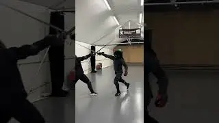 Sparring with the single sidesword at LHFC
