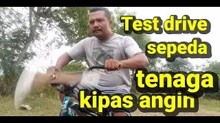 test drive sepeda bermasin kipas angin