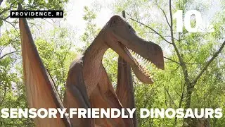 Sensory-friendly dinosaurs return to Roger Williams Park Zoo