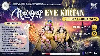 Live New Year 2026 Eve Kirtan at ISKCON London