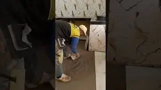 The correct way to install ceramic tiles on the kitchen floor, step by step