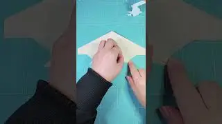 Parent-child origami tutorial beautiful swallows-shaped airplane parent-child