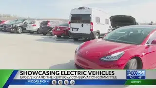 Electric vehicle showcase takes place