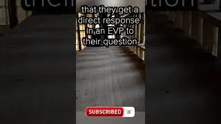 CREEPY CLASS A EVP CAPTURED directly responding to their questions #shorts