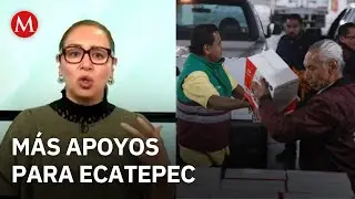 Azucena Cisneros presenta avances de programas sociales en Ecatepec