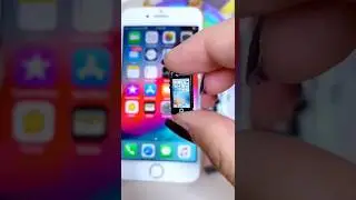 Mini vs Real Size!! iPhone School Random Things! What&rsquo;s inside your backpack? 🎒 #shorts #mini