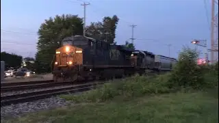 CSX D717 in Livonia, MI w/ CSX5255 & CSX8387
