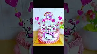 Hello Kitty Birthday Cake Topper Printable #hellokitty #birthdaycake