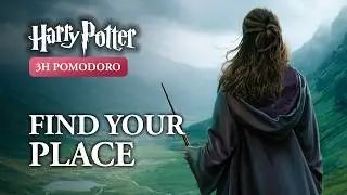 ✅ New Episode: THE MISTY VALLEY 📒 Harry Potter Study Session with Pomodoro ASMR + Story | Episode 4