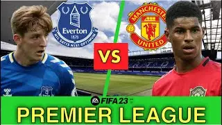 Everton vs Man United - FIFA 23 Xbox Series X Gameplay