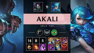 Akali Top vs Gwen - BR Challenger Patch 25.17