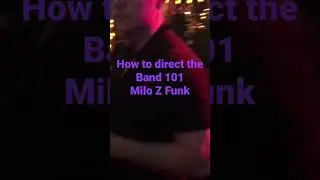 1st lesson on directing the Band learn to count to 4! @MiloZfunk