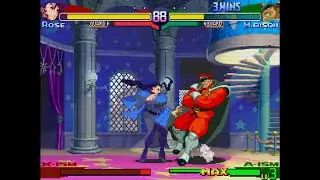 M. Bison VS Karin, Rose FT5 - Street Fighter Alpha 3
