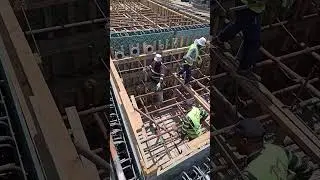 water tank walls prepration for concrete #foundationwork #construction #foundationstone