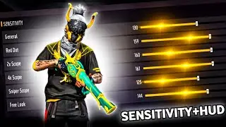 Branded ff Sensitivity + Custom Hud Reveal ⚙️🤯