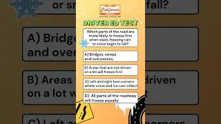 Practice Drivers Ed Quiz Lessons! #quiz #trivia #driversed #education