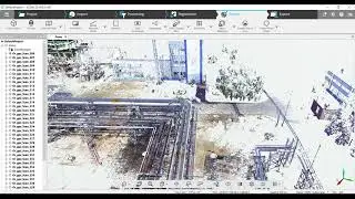 Data processing in FARO SCENE Software