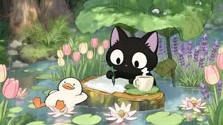 No rush. You&rsquo;re doing fine. 🌸🌱 Cozy Rain Lo-fi Jazz for Study, Focus