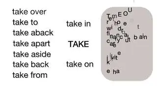 The phrasal verb TAKE is not one verb. It&rsquo;s a system.