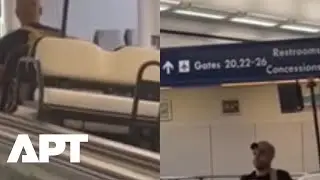 Man Drives Stolen Golf Cart Onto Airport Walkway in Bizarre Buffalo Incident | APT