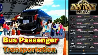 How to Setup Bus Passenger Transportation For ETS2 1 55 | Bus Passenger Mod 1.55 In MAPA ORB