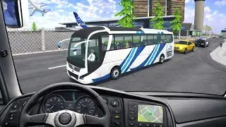 Airport Bus Driving Simulator 🚍 | Real Coach Bus Game Gameplay 2026