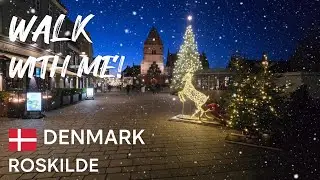 Roskilde, Denmark &ndash; Evening Walk with Christmas Lights | Walking Tour