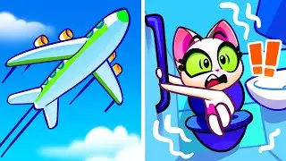 ✈️ Restroom in the Airport 🚽 Where Is My Potty Stories for Kids by Purr Purr 😻