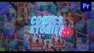 Comics Instagram Stories V.3 - Premiere Pro | Premiere Pro template - Envato elements