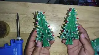 DIY Colorful Christmas Tree 2022 Using LED and Electronic PCB