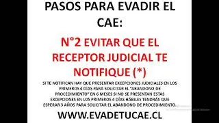 EVADE TU CAE SIN LUCRO - MANUAL DE EVASI&Oacute;N