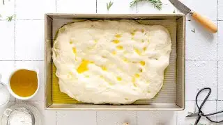 No Knead Focaccia Dough