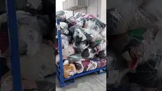 These discard textile fabrics are used for the Textile to Textile Recycling program.