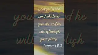 Proverbs 16:3 #bibleverse #shorts