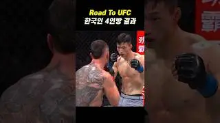 Road To UFC 한국인 4인방의 성적표는?