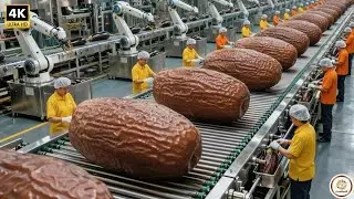 Inside High-Tech Dates Factory | How Dates Are Farmed & Processed Step by Step