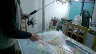 Combination set: fishing rod- 2 types of blanks with one handle