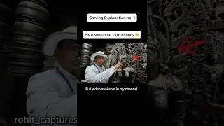 Seriously Belur is another level of carvings🤯 #beluru #ytshorts #shotoniphone #shorts