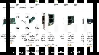 QLE2564L QLogic Qle2564 Sanblade Quad-Ports 8Gbps Fibre Channel PCI Express Network Card