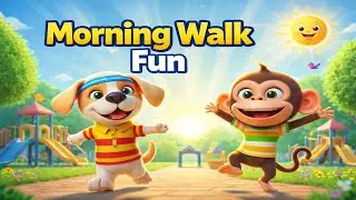 Morning Walk & Exercise | Kids Moral Story | SHERU & CHINTU EPISODE 7 #moralstory #cartoonstory