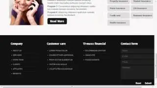 Insurance Website Template