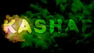 Kashaf Name Status | Colorful Smoke Effect |
