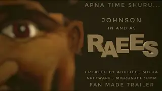 Raees (2017) Trailer l Fan Made l Microsoft 3DMM Project l English Subtitles Added
